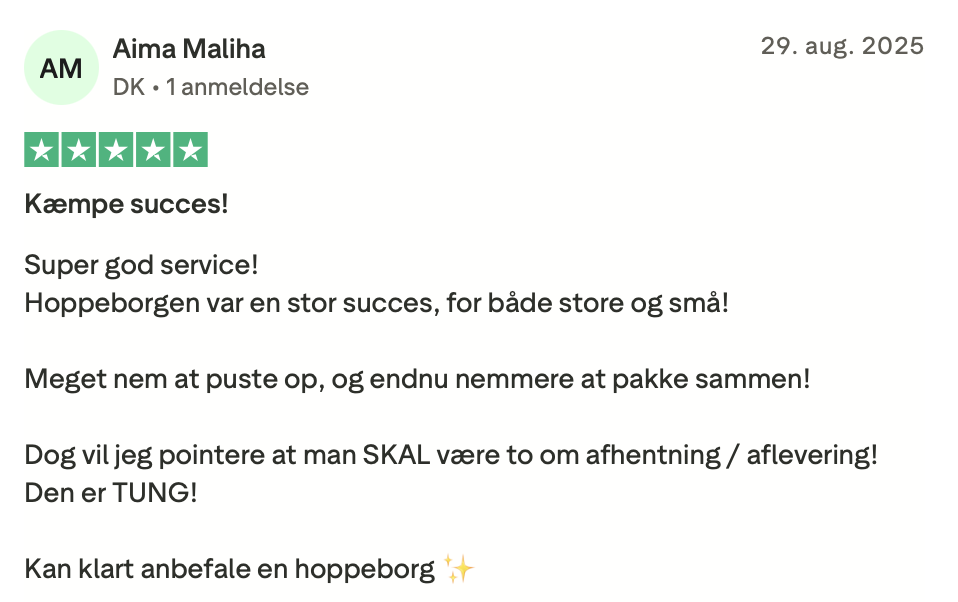 Trustpilot anmeldelser